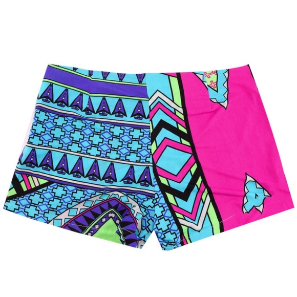 multicolor knit hot pants - Picture 3 of 3